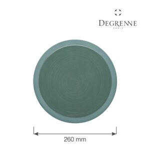 Porcelánový jedálenský tanier plytký Bahia Argile Verte, 260 mm, 1 ks