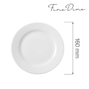 Klasický plytký tanier Bianco — 160 mm