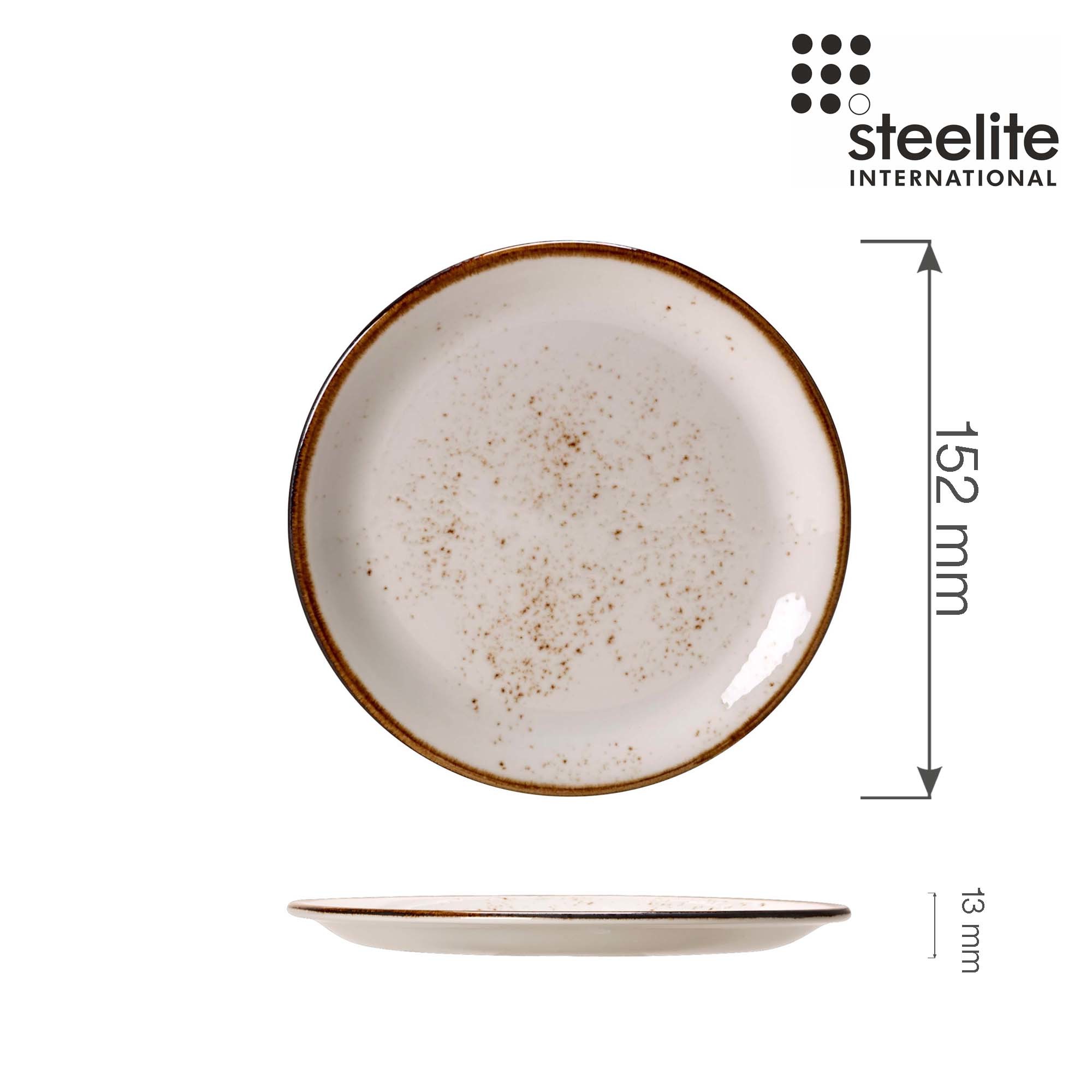 Porcelánový tanier plytký Craft White, 152 mm, 1 ks