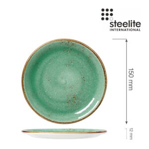 Porcelánový tanier coupe plytký Craft Aqua, 150 mm, 1 ks