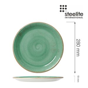 Porcelánový tanier coupe plytký Craft Aqua, 280 mm, 1 ks
