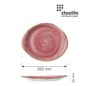 Porcelánový tanier plytký Craft Raspberry, 255 mm, 1 ks