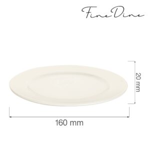 Klasický plytký tanier Crema — 160 mm