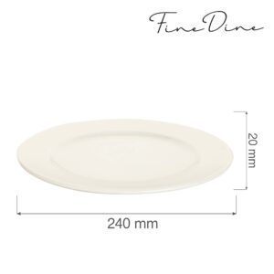 Klasický plytký tanier Crema — 240 mm