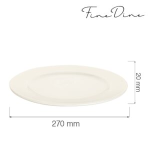 Klasický plytký tanier Crema — 270 mm