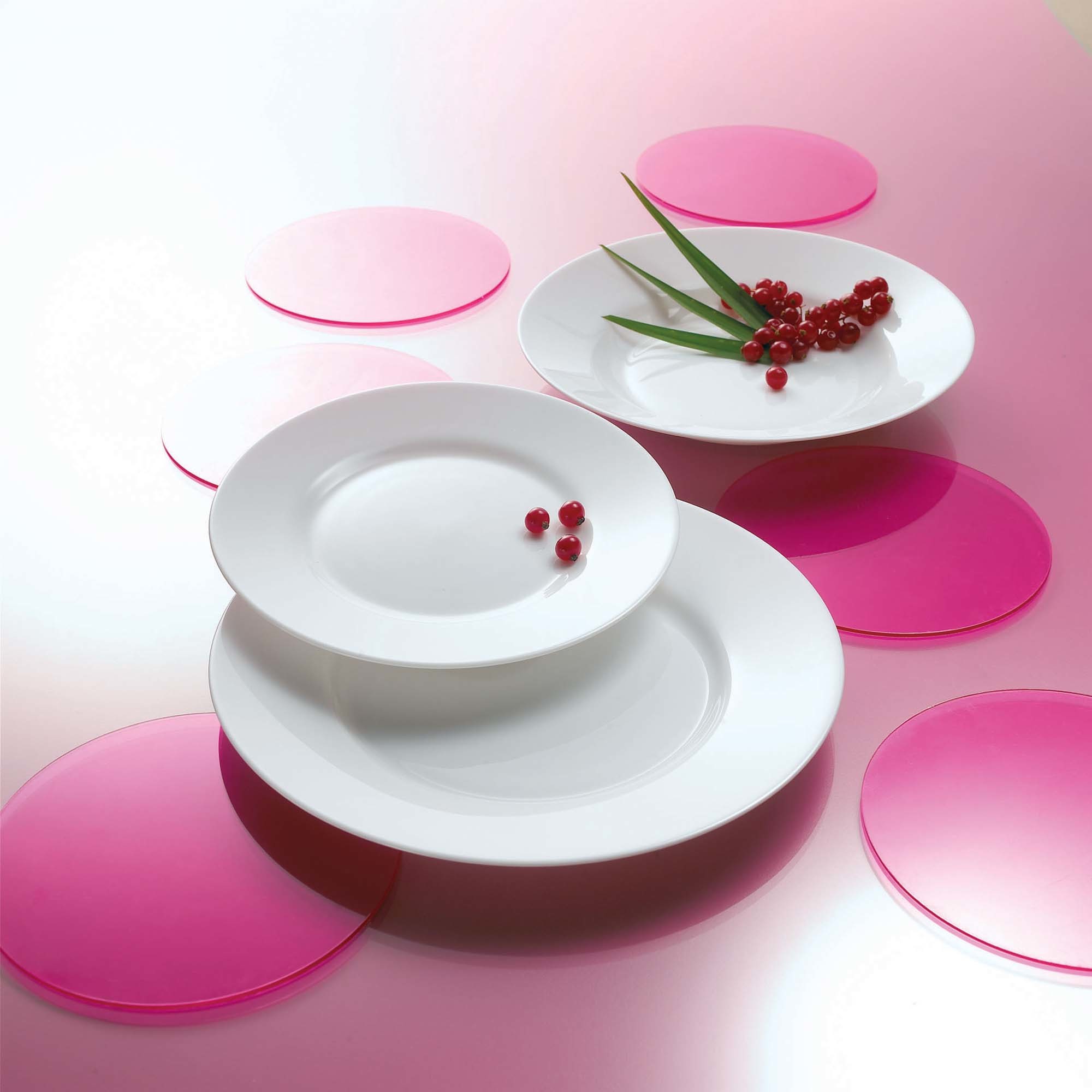 Sklenený jedálenský tanier plytký Everyday, 265 mm, výška 21 mm – Obrázok 4