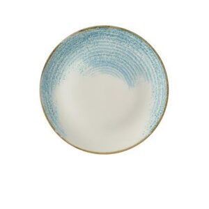 Porcelánový jedálenský tanier plytký Homespun Accents Aquamarine, 280 mm, 1 ks