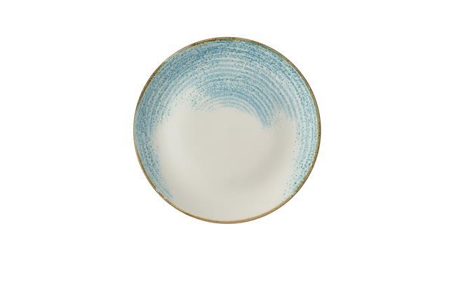 Porcelánový jedálenský tanier plytký Homespun Accents Aquamarine, 280 mm, 1 ks – Obrázok 2