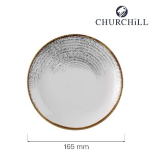 Malý dezertný plytký tanier Homespun Accents Jasper Grey, 165 mm, 1 ks