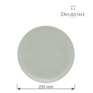 Porcelánový jedálenský tanier plytký Modulo Nature Jade, 210 mm, 1 ks