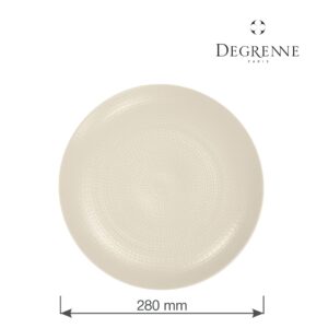 Porcelánový jedálenský tanier plytký Modulo Nature, 280 mm, 1 ks