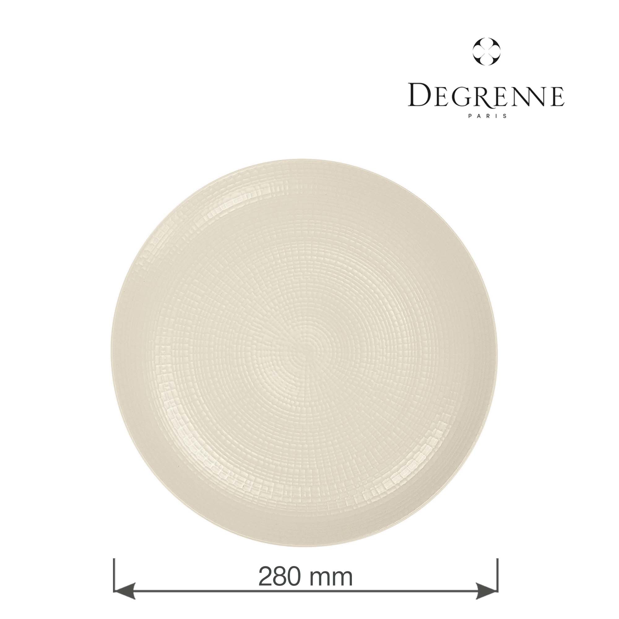 Porcelánový jedálenský tanier plytký Modulo Nature, 280 mm, 1 ks