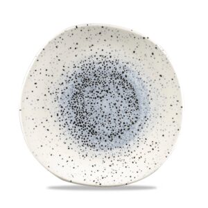 Plytký jedálenský tanier v prírodnom tvare Mineral Blue, 210 mm, 1 ks