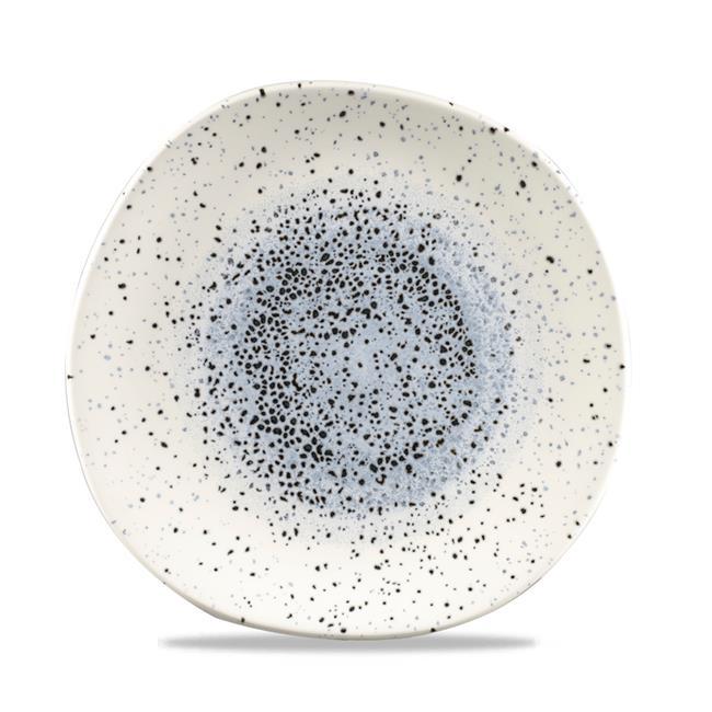 Plytký jedálenský tanier v prírodnom tvare Mineral Blue, 210 mm, 1 ks – Obrázok 2