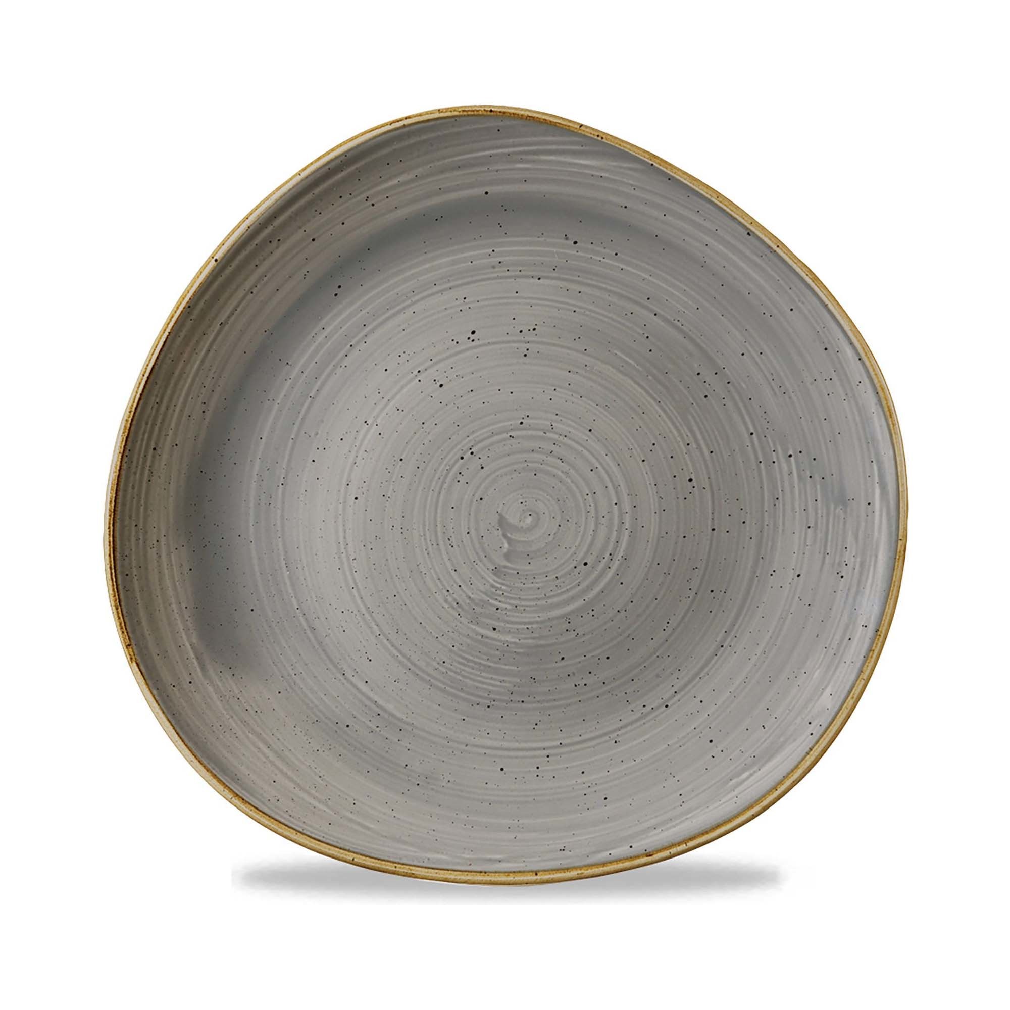 Jedálenský tanier v prírodnom tvare Stonecast Peppercorn Grey, 210 mm, 1 ks – Obrázok 2