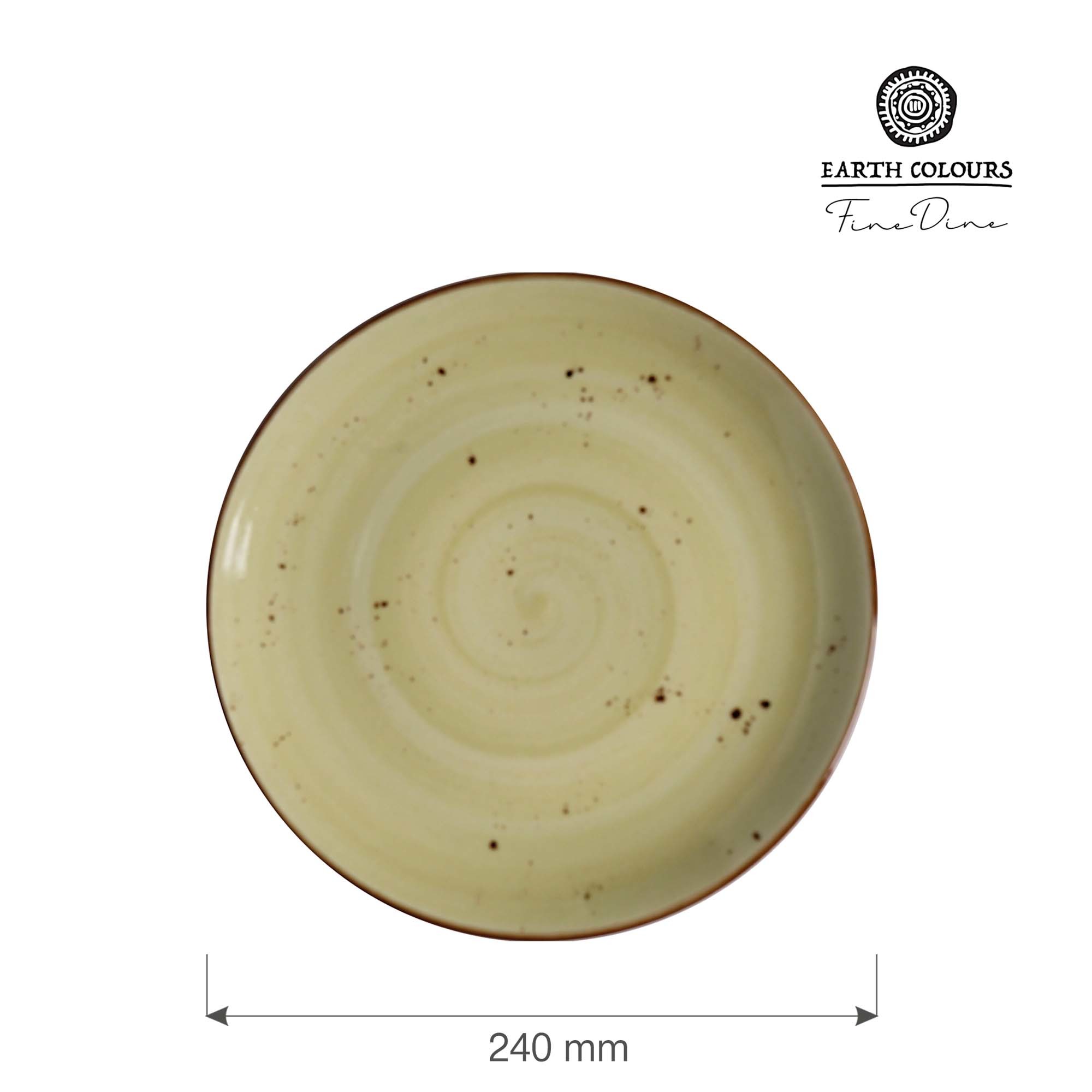 Plytký obedový tanier Olive, 240 mm