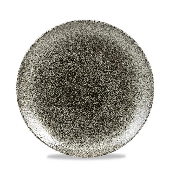 Plytký jedálenský tanier Raku Quartz Black, 217 mm, 1 ks – Obrázok 2