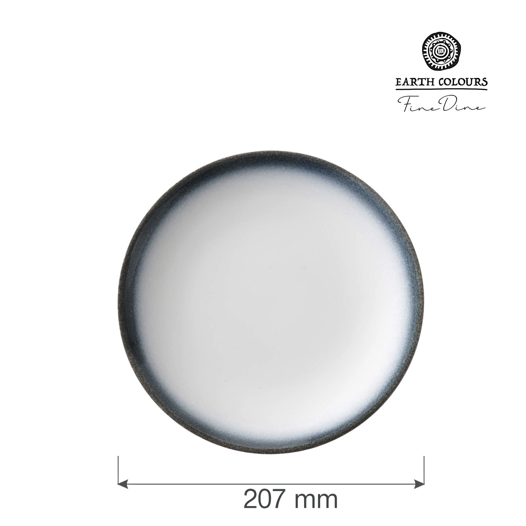Klasický plytký tanier Silk — 207 mm