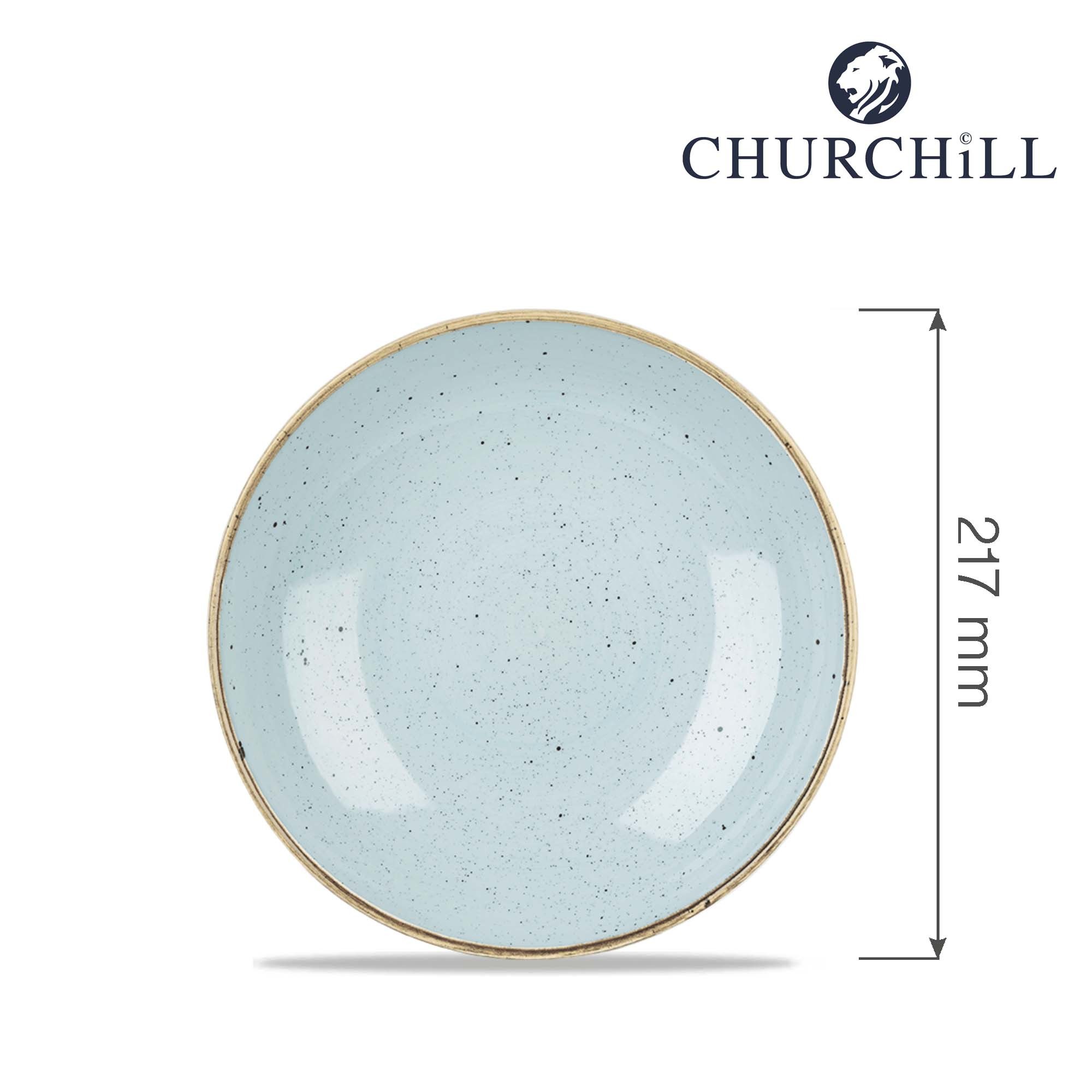 Plytký jedálenský tanier Stonecast Duck Egg Blue, 165 mm, 1 ks
