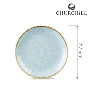 Plytký jedálenský tanier Stonecast Duck Egg Blue, 217 mm, 1 ks