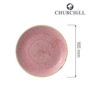 Plytký jedálenský tanier Stonecast Petal Pink, 165 mm, 1 ks