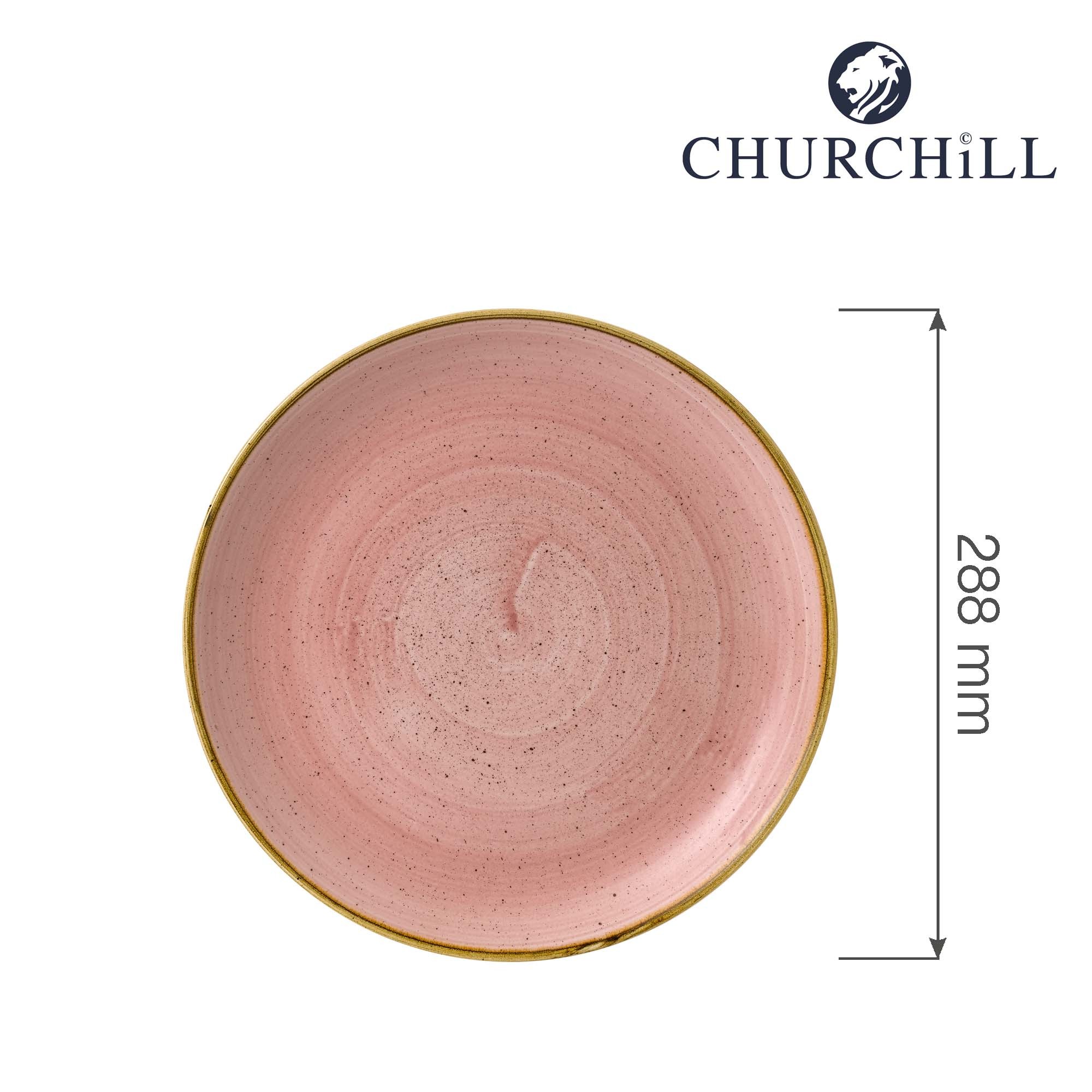 Plytký jedálenský tanier Stonecast Petal Pink, 288 mm, 1 ks