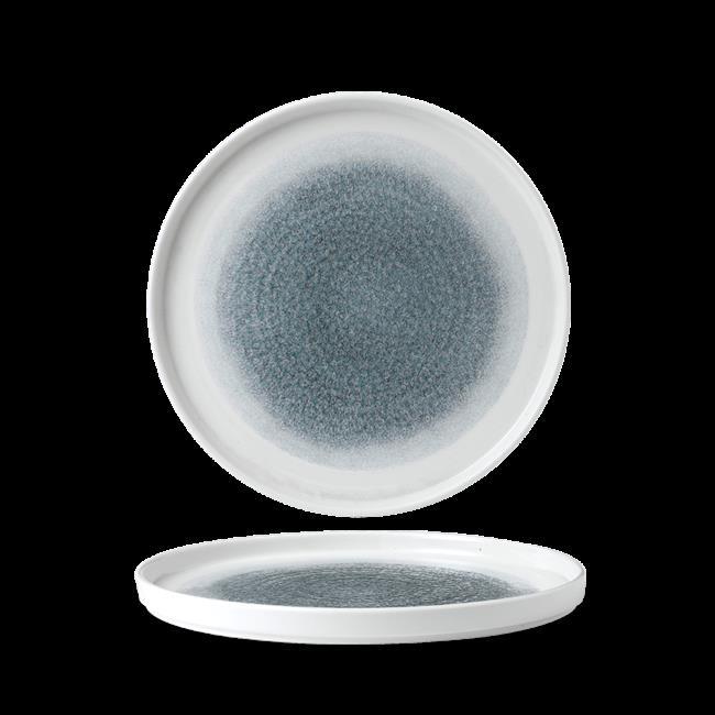 Široký jedálenský tanier s okrajom Raku Topaz Blue, 260 mm, 1 ks – Obrázok 2