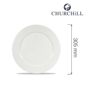 Porcelánový jedálenský tanier plytký so širokým okrajom Isla, 305 mm