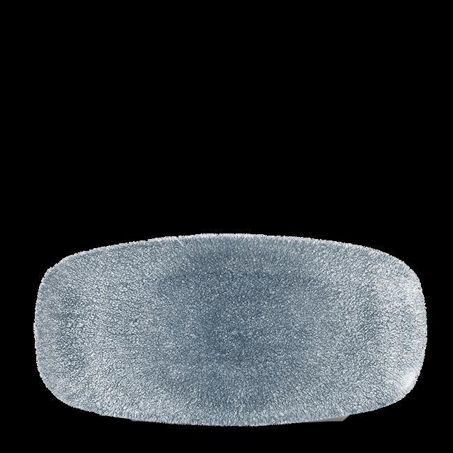 Podlhovastý servírovací tanier Raku Topaz Blue, 269 x 127 mm, 1 ks – Obrázok 2