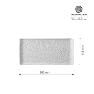 Podlhovastý servírovací tanier Nordic, 295 x 148 mm, 1 ks