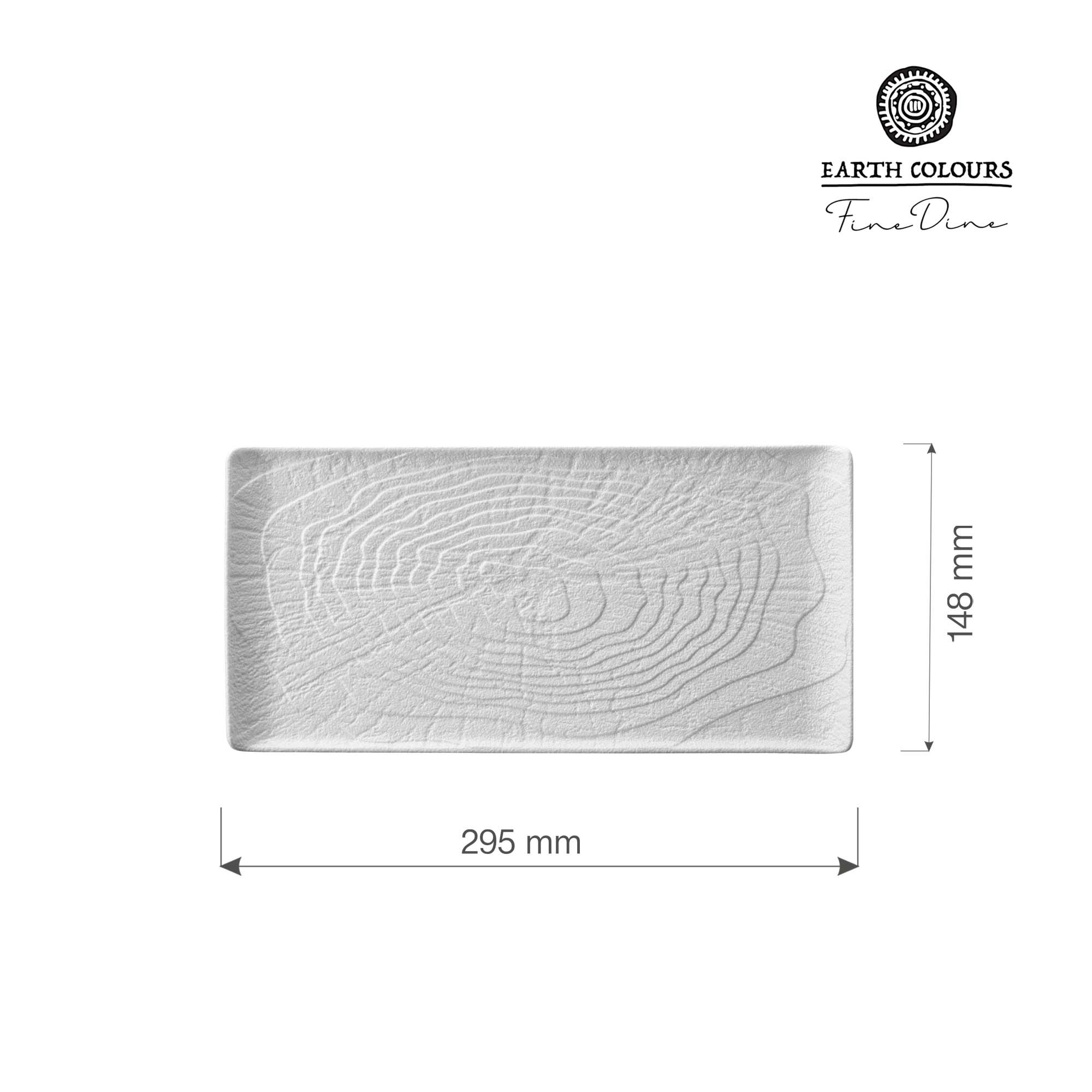Podlhovastý servírovací tanier Nordic, 295 x 148 mm, 1 ks