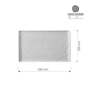 Obdĺžnikový servírovací podnos Nordic, 335 x 205 mm, 1 ks