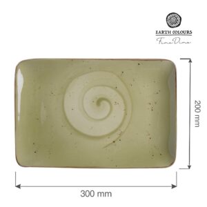 Obdĺžnikový servírovací tanier Olive, 300x200 mm
