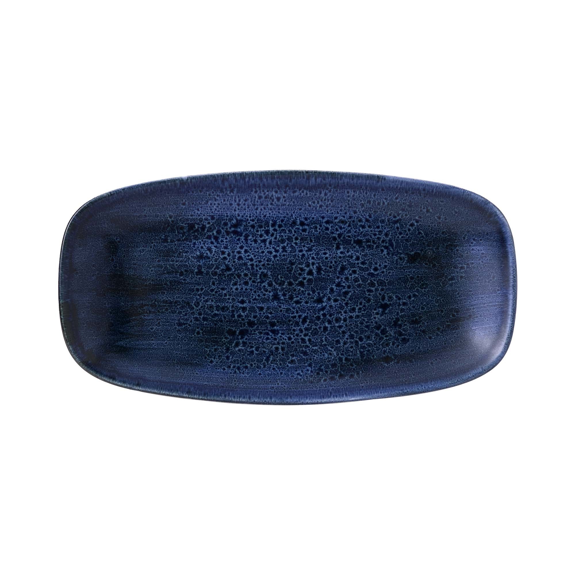 Podlhovastý servírovací tanier Stonecast Plume Ultramarine, 298 x 153 mm, 1 ks – Obrázok 2