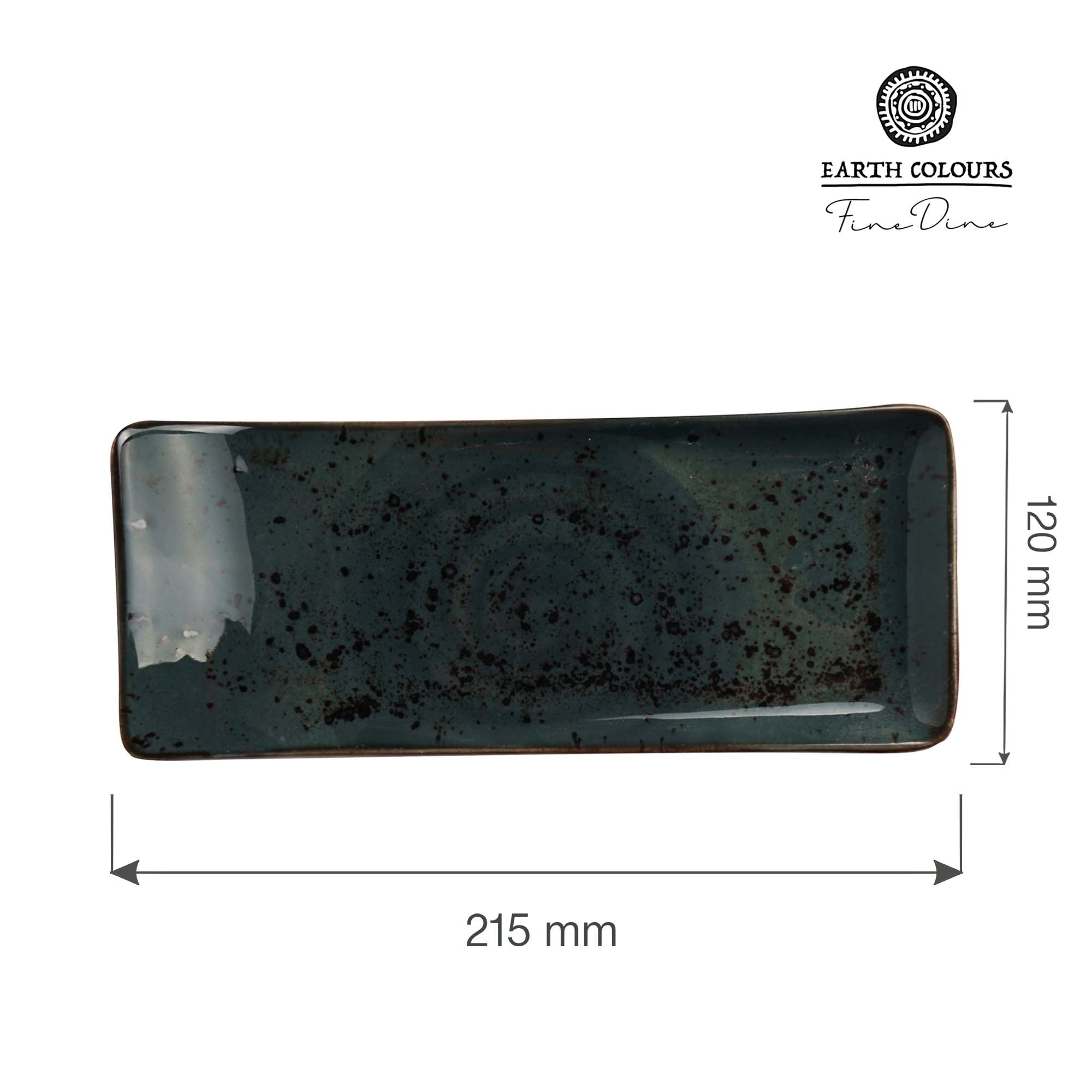 Podlhovastý servírovací tanier Arando, 215x120 mm