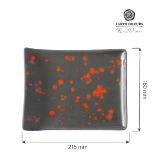Asymetrický servírovací tanier Bloom, 215x180 mm