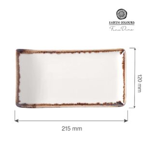 Servírovací tanier asymetrický Vanilla, 215 x 120 mm, 1 ks