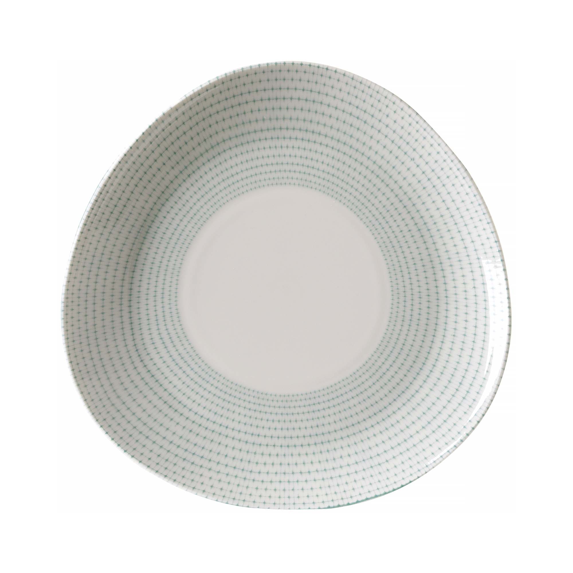 Porcelánový trojhranný tanier, 210 mm, 1 ks