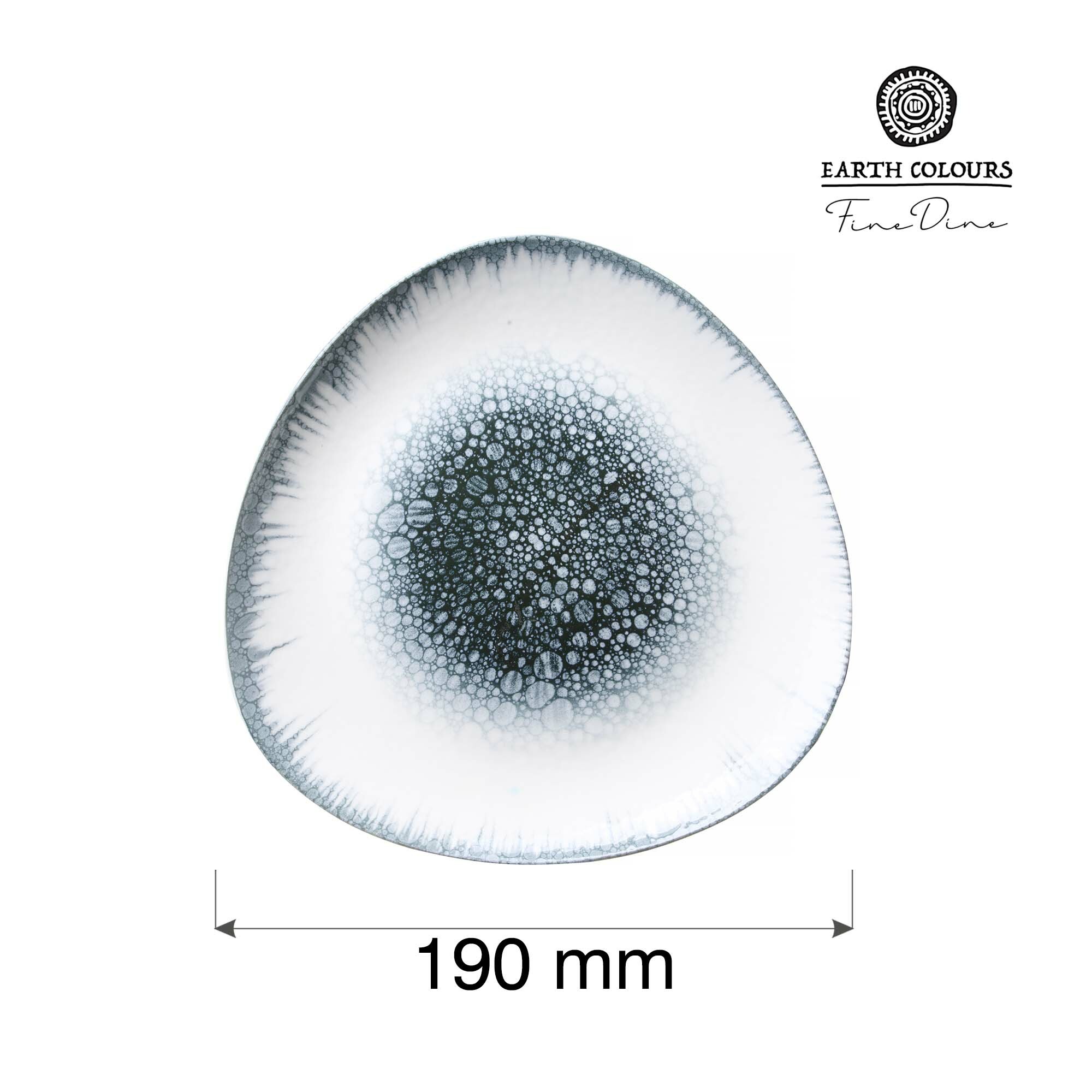 Trojhranný dezertný tanier Infinity, 190 mm, 1 ks
