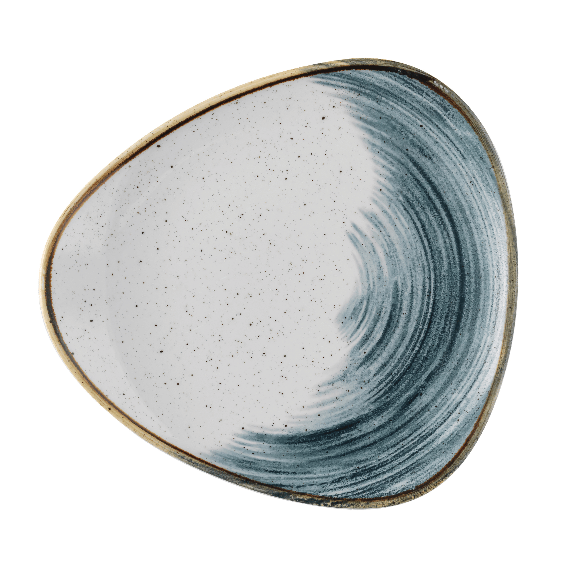 Trojhranný dezertný tanier Stonecast Accents Blueberry, 229 mm, 1 ks