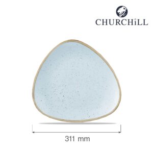 Trojhranný tanier Stonecast Duck Egg Blue, 311 mm, 1 ks