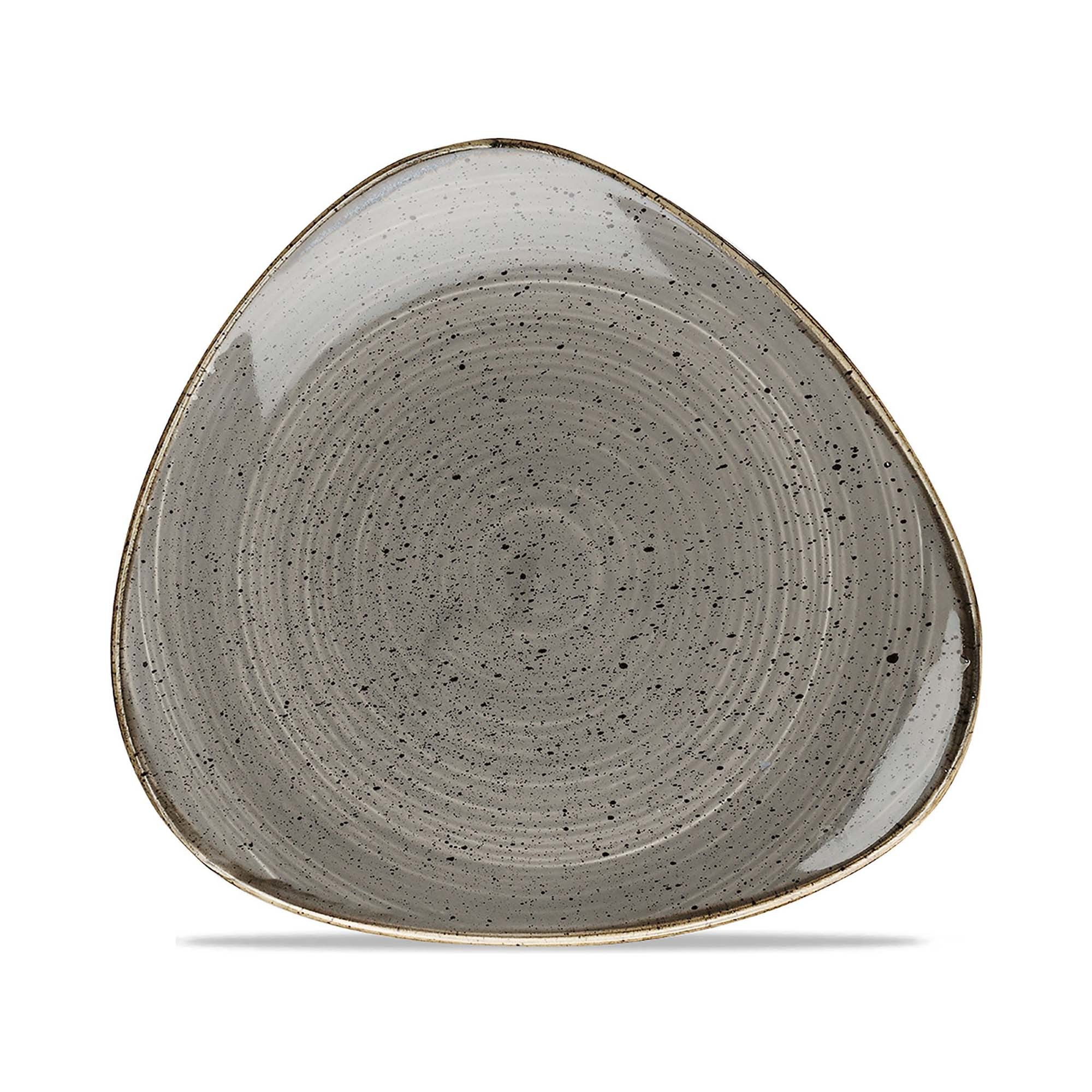 Trojhranný tanier Stonecast Peppercorn Grey, 265 mm, 1 ks – Obrázok 2