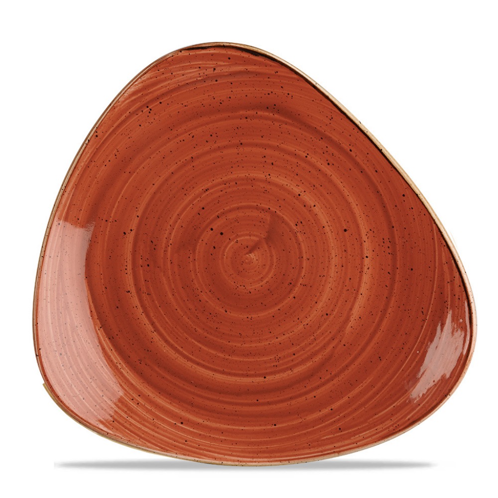 Trojhranný tanier Stonecast Spiced Orange, 265 mm, 1 ks