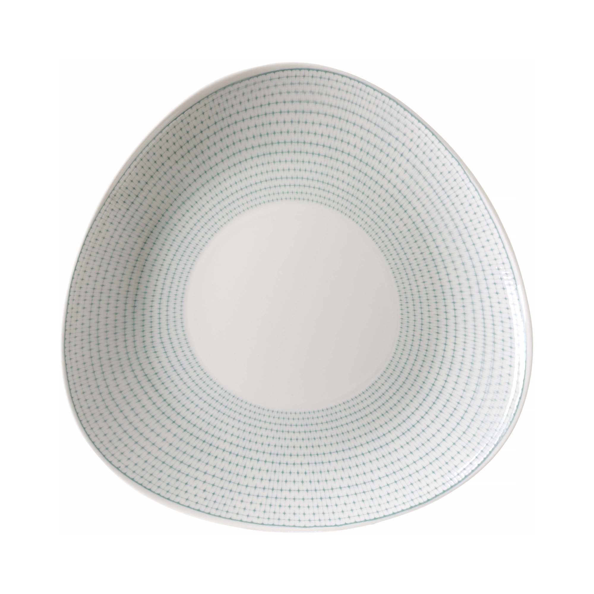 Porcelánový trojhranný tanier Verde, 260 mm, 1 ks