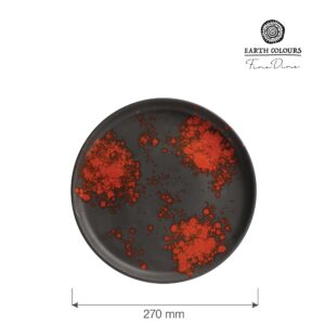 Moderný tanier s vysokým okrajom Bloom, 270 mm