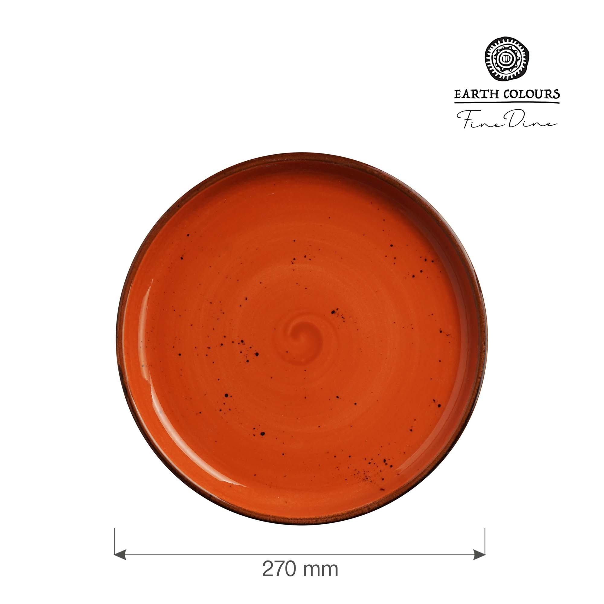Moderný tanier s vysokým okrajom Dahlia, 270 mm
