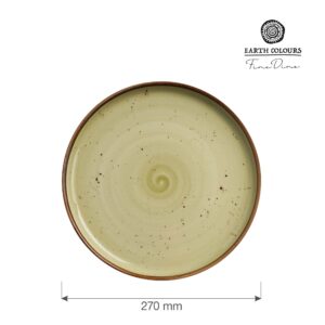 Moderný tanier s vysokým okrajom Olive, 270 mm