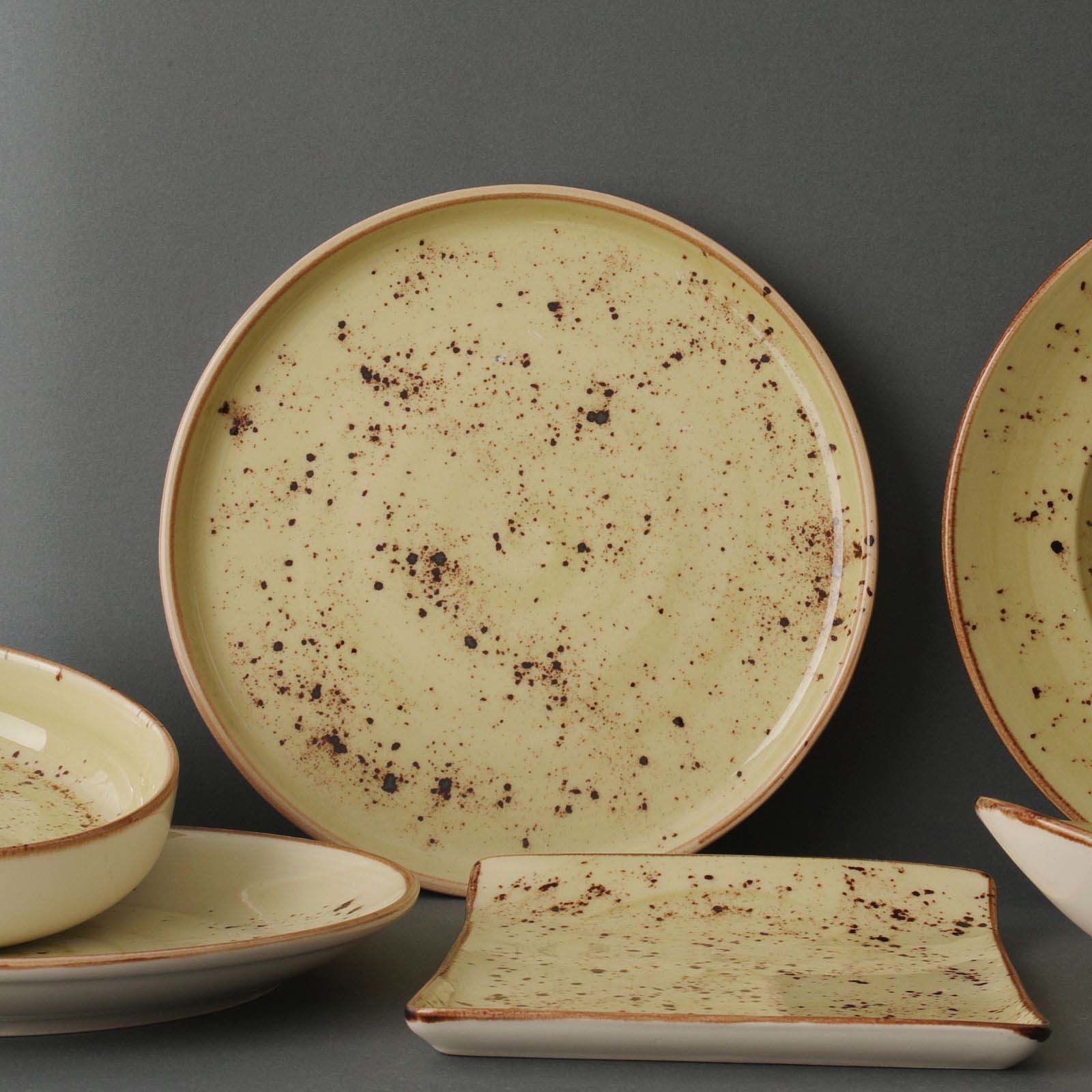 Moderný tanier s vysokým okrajom Olive, 270 mm – Obrázok 3