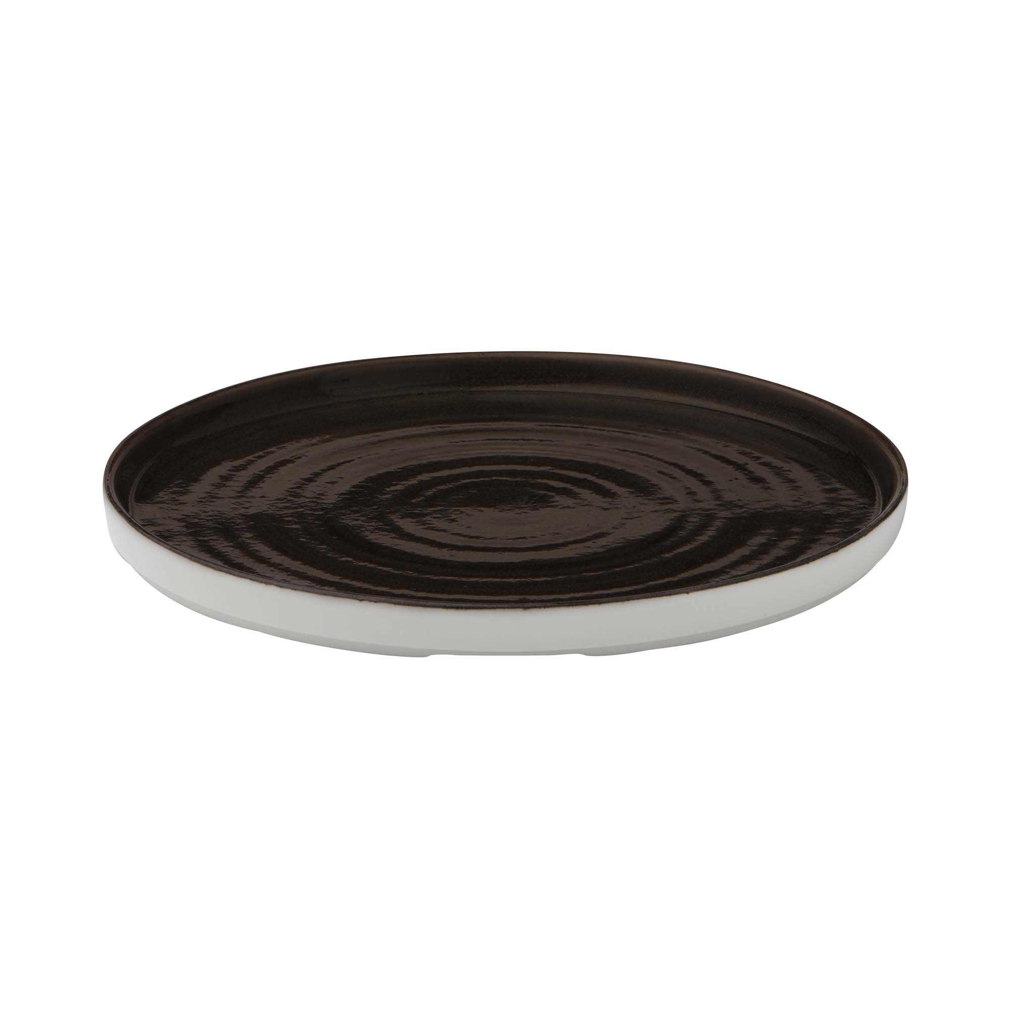 Porcelánový tanier s vysokým okrajom Patina Iron Black, 210 mm, 1 ks – Obrázok 2