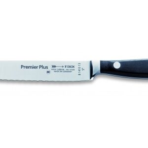 Viacúčelový kuchynský nôž – Dick, séria Premier Plus, kovaný, vlnitý výbrus, dĺžka 13 cm